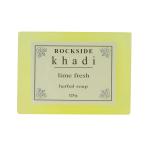 ROCKSIDE Khadi Lime Fresh Herbal Soap (Set of 3)