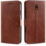 Coverview Flip Cover for Mi Redmi 8A - Cherry Brown