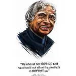 VI COLLECTIONS Apj Abdul Kalam Success Quotes (Multicolor)