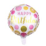 Festiko 18 Inch Happy Birthday Round Foil Ballon Party Helium Balloon Themed Birthday Party Decorations
