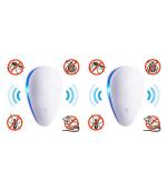 PESTGO PLUS Ultrasonic Pest Repellent Machine to Repel Lizard, Rat, Cockroach, Mosquito, Home Pest & Rodent Repelling Aid for Reject Ants for Reject Insect Mosquito Killer Machine Lizard (Pack Of 2)