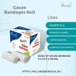 Wellness Surgical Roller Bandage 10cmx3meter(pack of 12 pieces)
