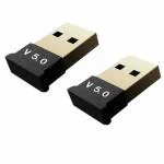 REZEK Bluetooth Adapter Dongle For Laptop and Desktop (Pack of 2)