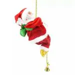 AMAFLIP Electric Santa Claus Climbing Rope Musical Toy (5-16 Years)