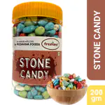 Freshana Chocolate Stone Candy 200G Chocolate Filled Stone Pebble Shaped Candy Milk Stone Chocolate