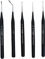Arora Mini Detail Spotter Black Brush Set pack of 5