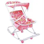 Maanit Stroller Cum Swing for Newborn Baby 0-3 Years Old Kids (Pink)