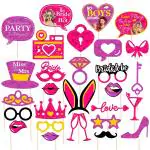 Zyozique Bachelorette Party Decorations | Miss To Mrs Decorations Photo Booth Props - Bridal Shower, Wedding Photo Booth Props, Bride To Be, Miss To