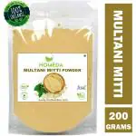 Homeda Multani Mitti Powder Organic (200g) for Face Pack | Fullers Earth, Bentonite Clay Stone