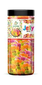 Organic Purify Jelly Bites - Sugar Coated Jelly Candy Jar Pack 800g