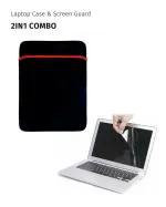 2 IN 1 Laptop Sleeve With Screen Guard Combo For Laptop Accessories