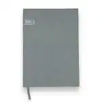 SAMVARDHAN PU Leather Soft Cover 80GSM Ruled Office Diary/Journal/Notebbok with100 Sheets for Business Office Daily Use (Pack of 1, Grey)