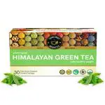 TEACURRY Himalayan Green Tea (1 Month Pack, 30 Tea Bags) - Helps with Weight Loss, BP, Brain