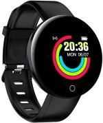 IMMUTABLE Id118 Plus Bluetooth Smart Fitness Band Watch With Heart Rate Activity E16 With Black Strap