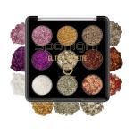 Colors Queen Glitter Eyeshadow Palette, 9 Glitter Eyeshades| Shimmery Finish, Blendable Eyeshadow, Finely Pressed & Pigmented Glitter Shades (15 Gram)