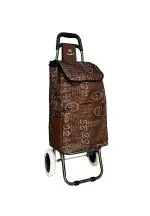 EB EVER BEST-Series Of Bags Foldable Shopping Trolley Bag (Chocolate Brown)