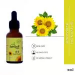 Samazh Organic Sunflower Essential Oil, 100% Pure & Natural for Hair, Skin, Face (10 ml) DROPPER