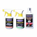 Indopower Ff645-CAR SHAMPOO GUN 250ml.+DASHBOARD SHINER GUN 250ml.+CAR SCRATCH REMOVER 200gm.