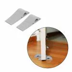 Safe-o-kid Best Quality- Silicon- No Harm To Kids- Fit All Anti-Slip Multi-Surface Tpr Door Stopper- Grey Pack of 2