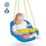 KIWI Kool Baby Hanging Swing, Adjustable Plastic Wave Swing for Kids Up to 6 Months (Blue)