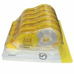 JAPSI Correction Tape Roll (150M x 5MM) | White Correction Tape | Sticker Correction Tape | Correction Tape for Kids | Correction Tape Refill Roll | Stationary Set with Correction Tape | Pack of 5