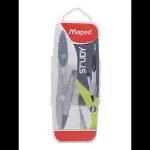 MAPED Study Mechanical Pencil Compass (0.5 Mm)|Graphite | Rounder | Rounder compass | Geometry compass | Sturdy and strong performance | Die-Casted for durability