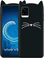 Xykos Black Matte Finish Mobile Back Cover for Vivo V20 Ultra