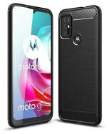 Zapcase Black Carbon Fiber And Rugged Armor Back Cover For Mobile 13.5 x 2 x 19.5 cm