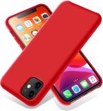 Realcase Red Silicone, Thermoplastic Polyurethane Back Cover Case For Iphone 11