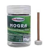 Aroincense Mogra Dhoop Sticks for puja (Bamboo-Less, Charcoal Free), Pack of 100 GMS (Approx 45 Sticks) with 2 dhoop Sticks Holder.