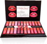Pinkline Rich Red Professional Matte Lipstick, 28 G (Set Of 24)