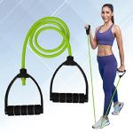 Whinsy Full Body Workout | Home Gym and Toning with D Shaped Handles for Women & Men-Color May Vary, Natural Rubber