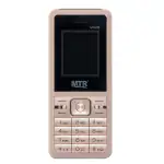 MTR M1600 Dual Sim keypad Mobile Display 1.8 with 3000 mAh Battery, Storage Upto 32MB- Gold