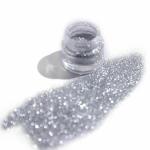 TS COSMETICS Loose Glitter Eyeshadow powder shiny Glitter | Loose Glitter Eyeshadow For Eye Makeup | Highly Pigmented Eyeshadow With Radiant Shimmer | Silver