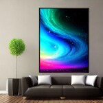 Love Creation 12x18 Size poster print for creative wall art- flamingo-fusion-7001(Non Sticker)