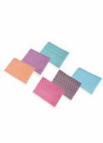 Rudra Garments Crinzo Squarish Cotton Bath Towel 29W X 59L (INCHES)- Multicolor- Pack of 6