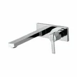JAQUAR FONTE Series Wall Mounted Cold ONLY Basin TAP/TAP (Chrome) | Right Hand Side Lever, Brass Body Water Tap/Faucet/Cock for Bathroom/Kitchen Wash Basin | FON-CHR-40441K