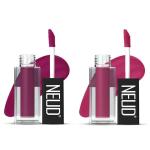 NEUD Matte Liquid Lipstick Combo - Boss Lady and Quirky Tease With Two Lip Gloss Free