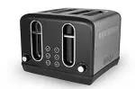 Black+Decker BXTO0401IN 2300 W Stainless Steel Pop Up Toaster, Grey