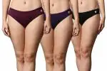 Buy FF Essentials Women's Cotton Bikini Brief Underwear No Show Panties,  Soft Stretch Bikini Panties, Pack of 3, Extra Large Online at Best Prices  in India - JioMart.