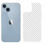 iPhone 14 Plus Back Screen Protector by eZell, 3D Back Skin Carbon Fiber Ultra-Thin Protective Film (2 Packs) Transparent Back Cover for iPhone 14 Plus
