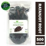 Shudh Online Ratanjot Root, Alkanet Root whole (500g) - Cooking, Hair Fall, Hair Growth, Skin Burns, Rattan Jot, Vembada, Vembalam pattai, Laljadi