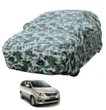 Auto Hub Car Body Cover Compatible with Toyota Innova (Model : 2004-2015) with Mirror Pockets, Triple Stitched, Water Resistant Car Cover, Forest