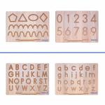 GRIDLAB English Tracing Board with Dummy Pencil| | Educational Puzzle (COMBO OF 2 BOARD)