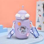 KART24 Junior Stainless Steel Vacuum Insulated Double Walled Bottles | Hot & Cold Water Flask | Sipper Water Bottle for Kids Boys & Girls for School, 380 ml | Bpa Free | Leak Spill Proof | Purple