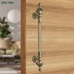 Plantex Door Handle/18 Inch Main Door Handle/Wooden Door Handle/Pull-Push Door Handle/Door Accessories - Pack of 1 (S-136-Brass Antique) - 3 Years Warranty