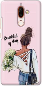Tweakymod Back Cover for Nokia 7 Plus (Multicolor, 3D Case, Pack of: 1)