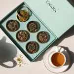 ISVARA Tea Positive Gift Set, Set of 6 Unique Teas