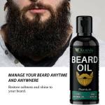 KURAIY Beard Growth Oil for Men For Better Beard Growth With Thicker Beard | Best Beard Oil for Patchy Beard | Free from all Harmful Chemicals Hair Oil (50 ml)