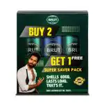 Brut Original and Ocean Deodorant Spray for Men, Long-Lasting Masculine Fragrance, Imported, 200 ml (Buy 2 Get 1)